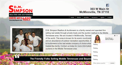 Desktop Screenshot of dmsimpson.com